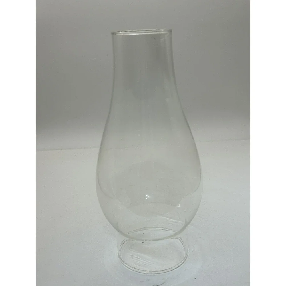 Vintage Clear Glass Lamp Chimney Hurricane Globe 2 3/8